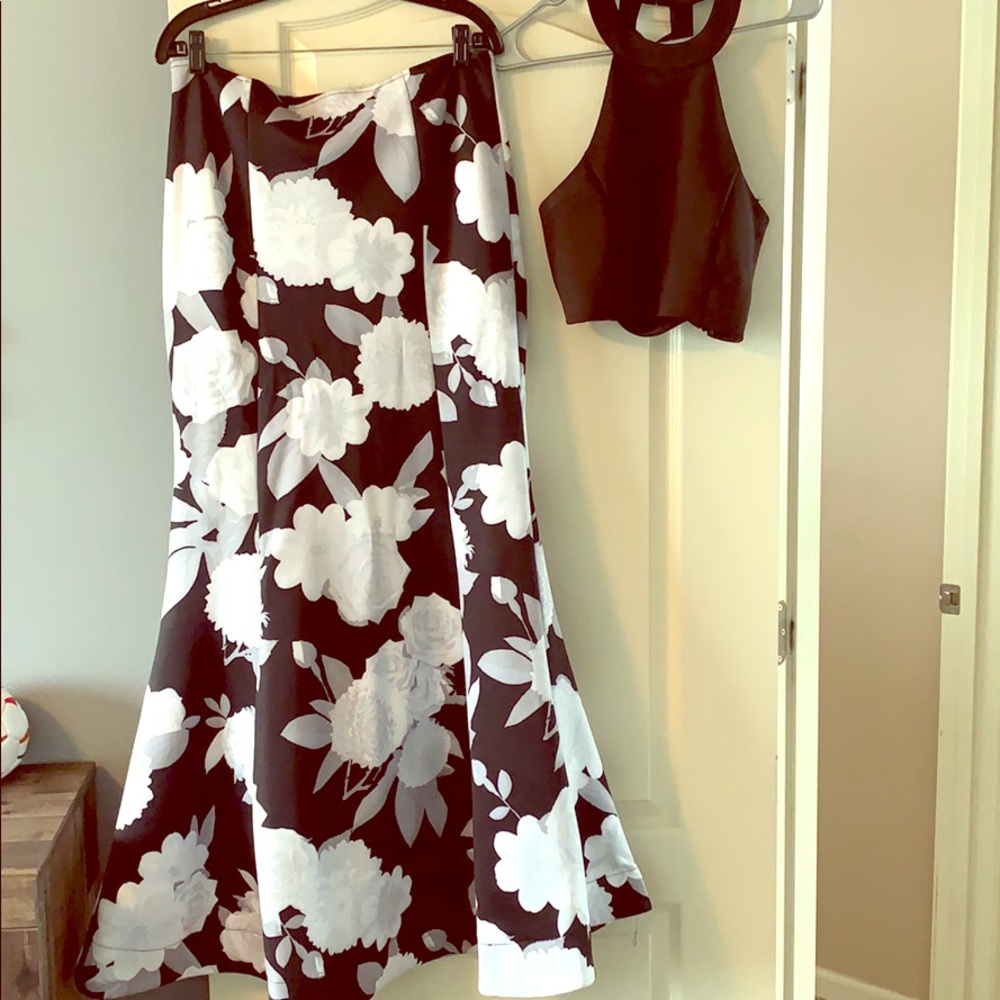 Plus Size two piece prom dress!